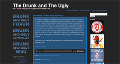 Desktop Screenshot of drunkandugly.com